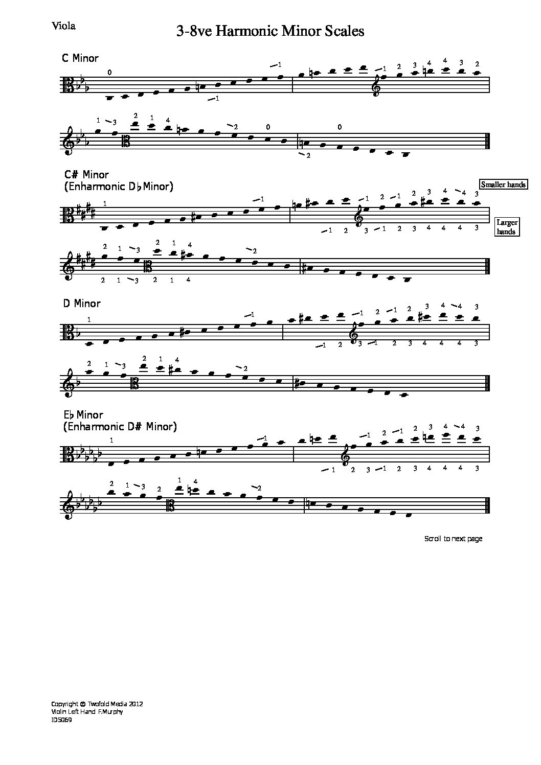 3-8ve harmonic minor scales_va
