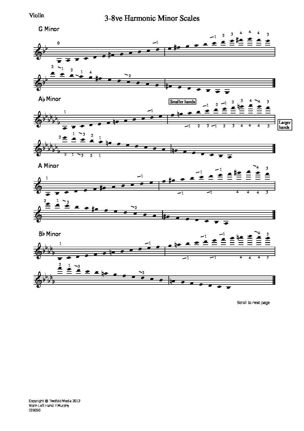 3-8ve harmonic minor scales_vn