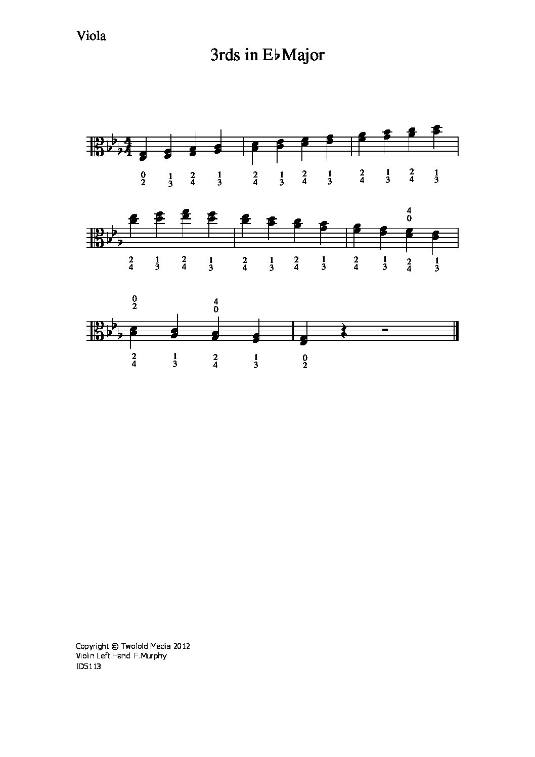 3rds in eb major_va