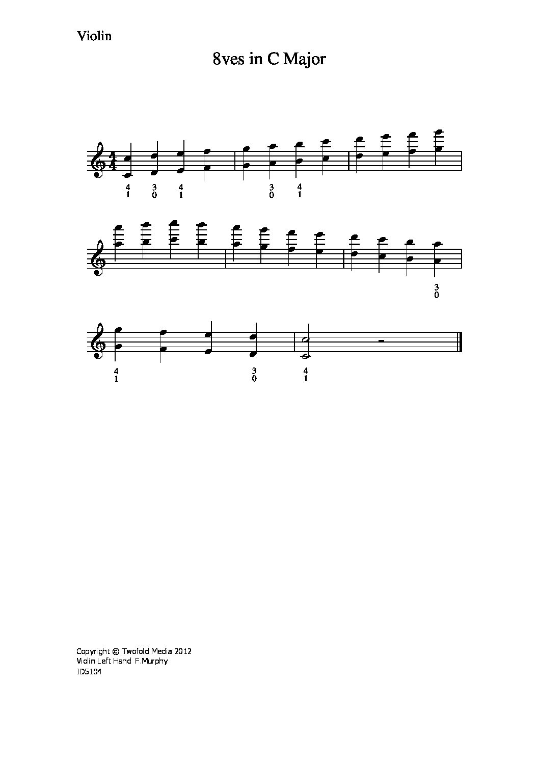 8ves in c major_vn