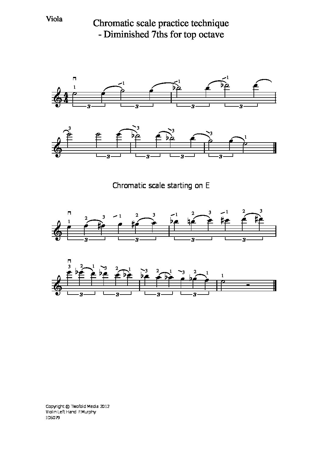 Chromatic scale – dim 7ths for top 8ve_va