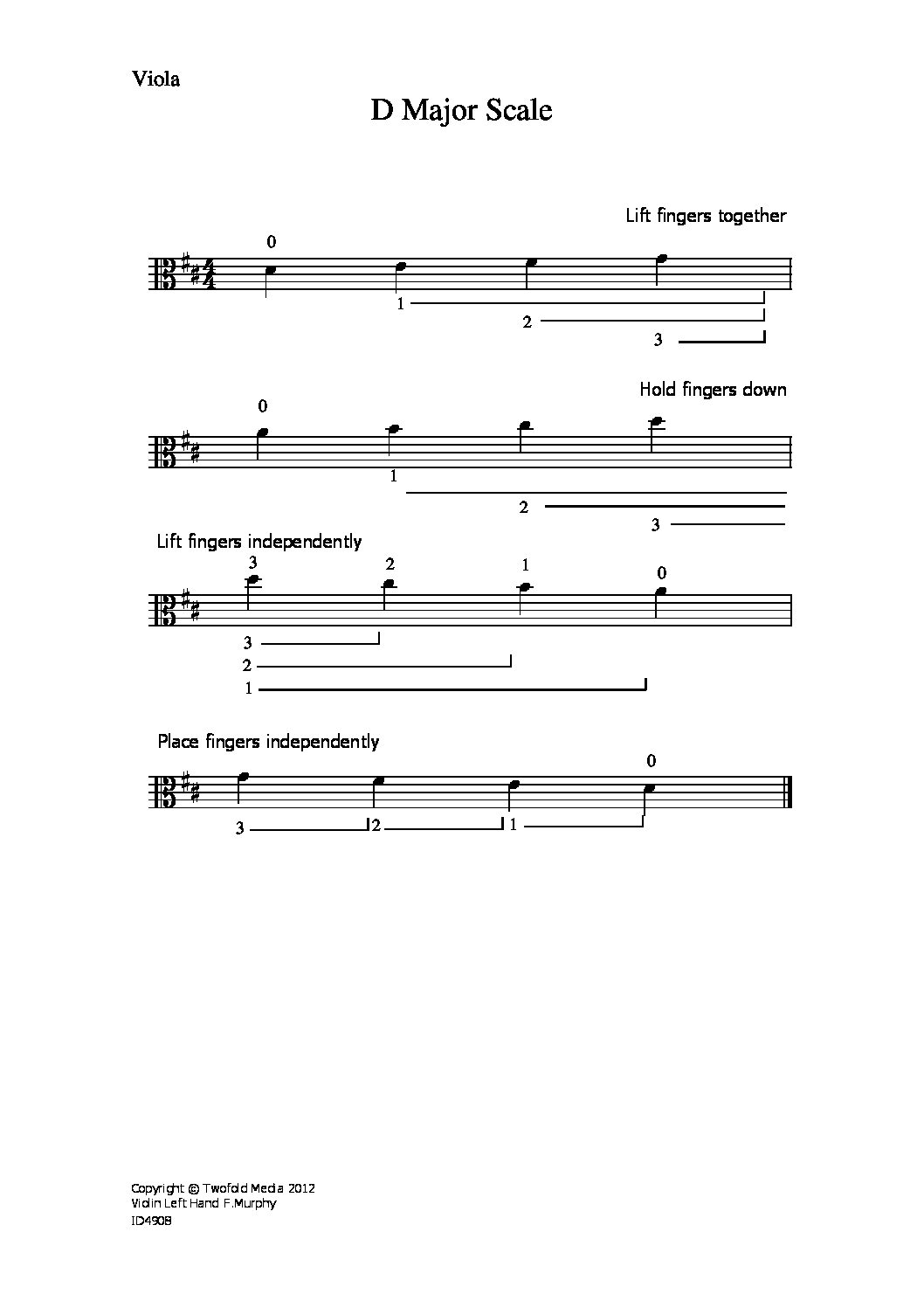 D major scale_va
