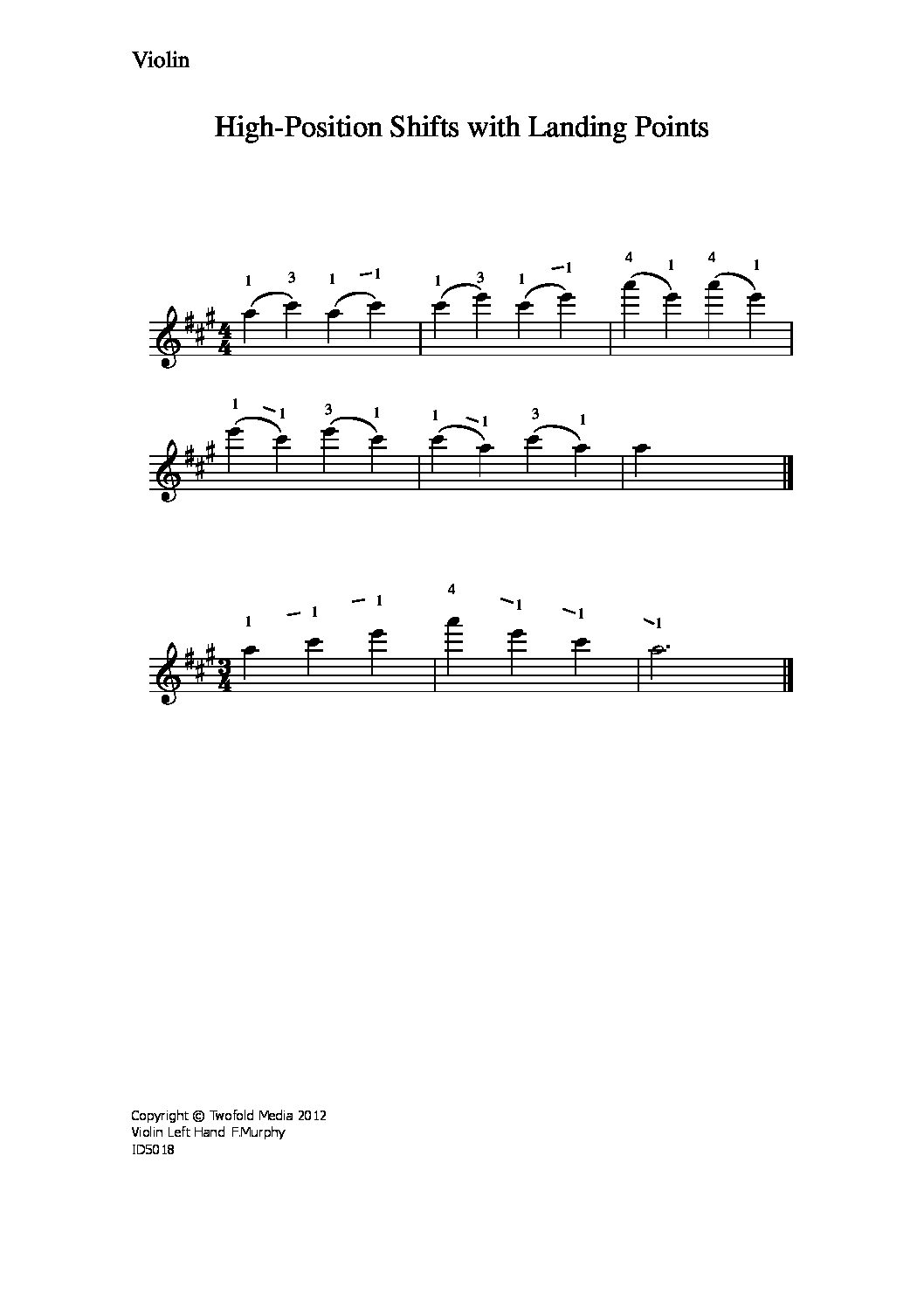High-position shifts w. landing points_vn