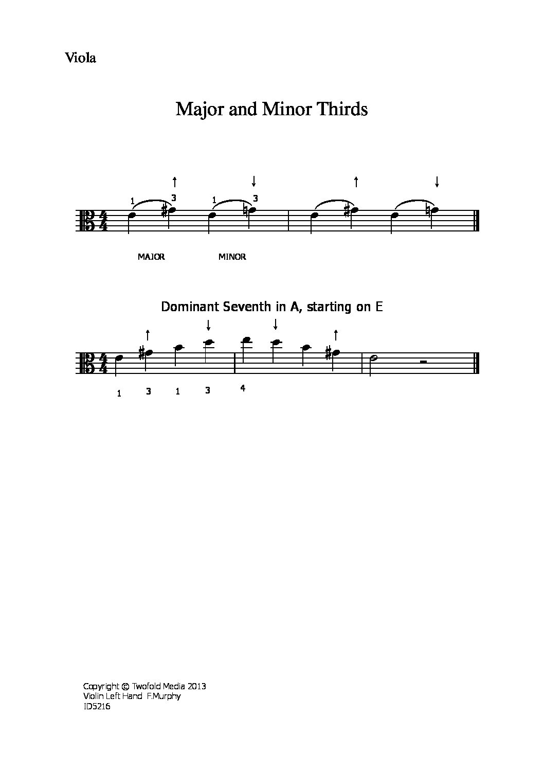 Major & minor 3rds_va