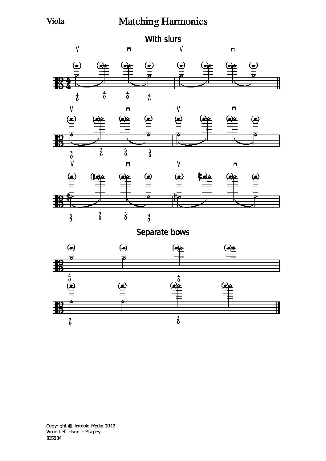 Matching harmonics_va