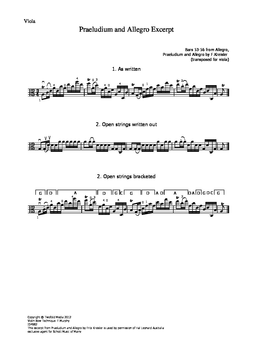 Praeludium & allegro excerpt_va