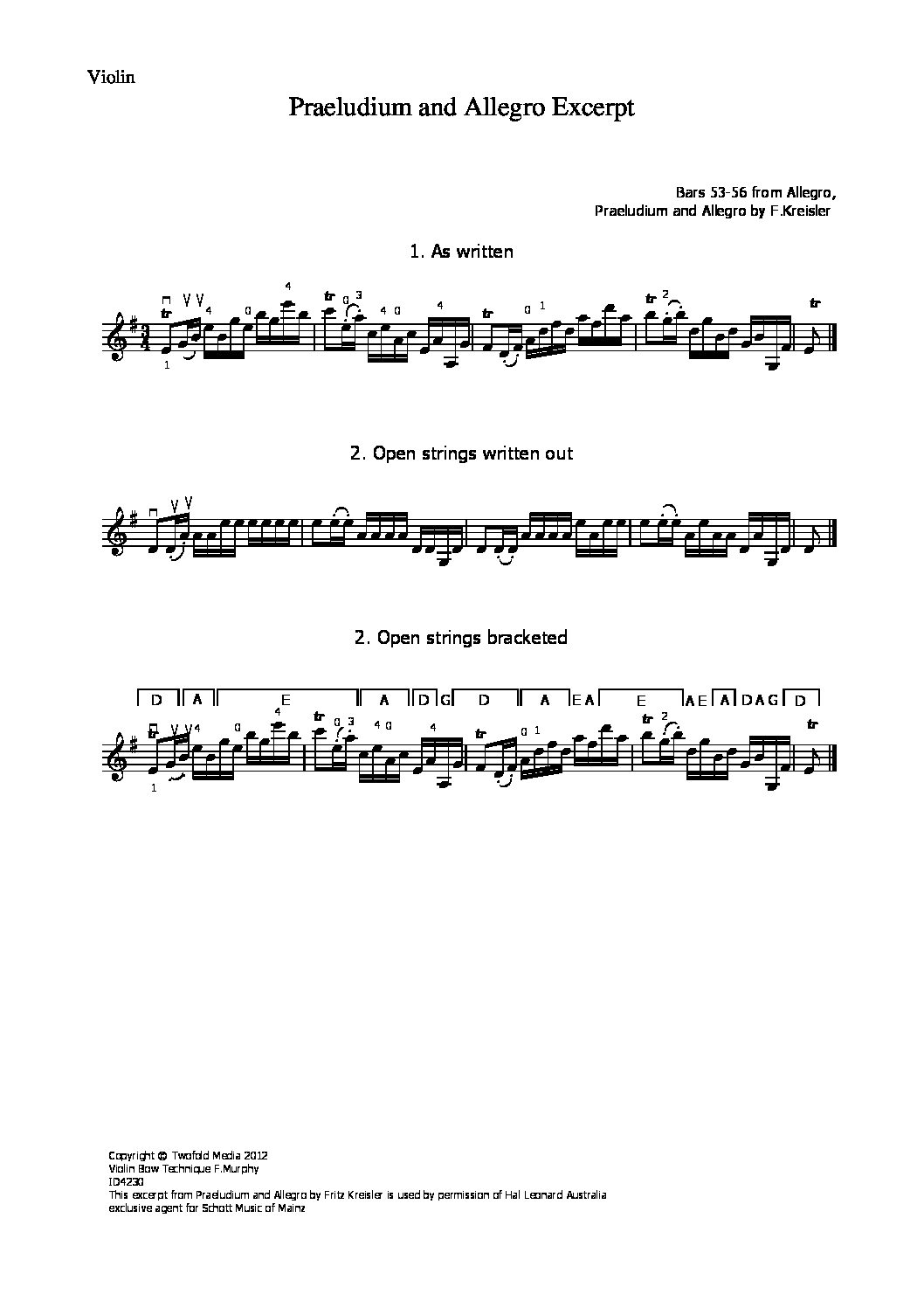 Praeludium & allegro excerpt_vn