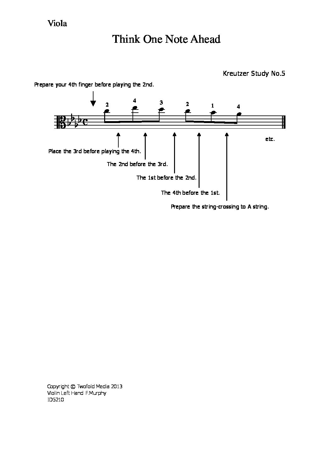 Think one note ahead_va