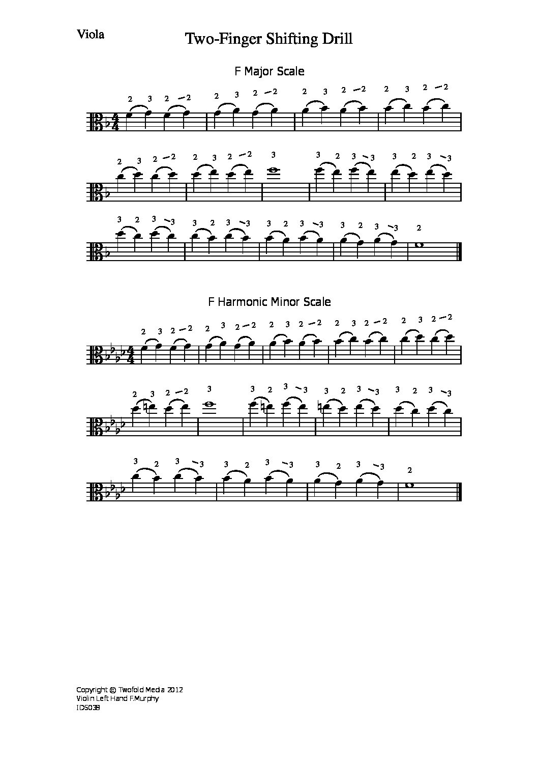 Two-finger shifting drill _va